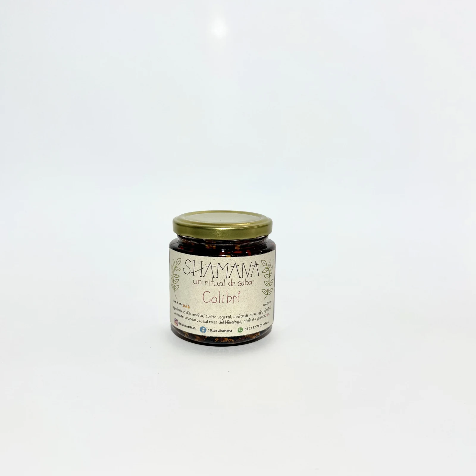 Salsa Macha Colibri 200 g (Si pica)