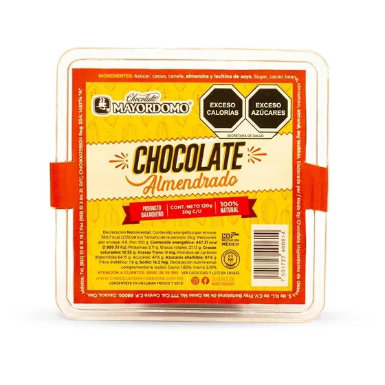 Chocolate Almendrado 120 grs